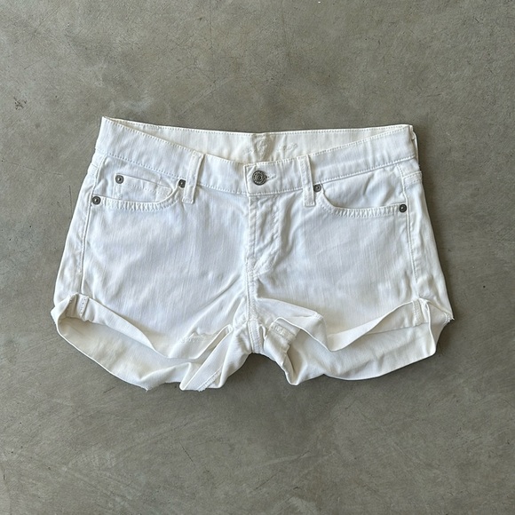 7 FOR ALL MANKIND white shorts - Picture 1 of 7